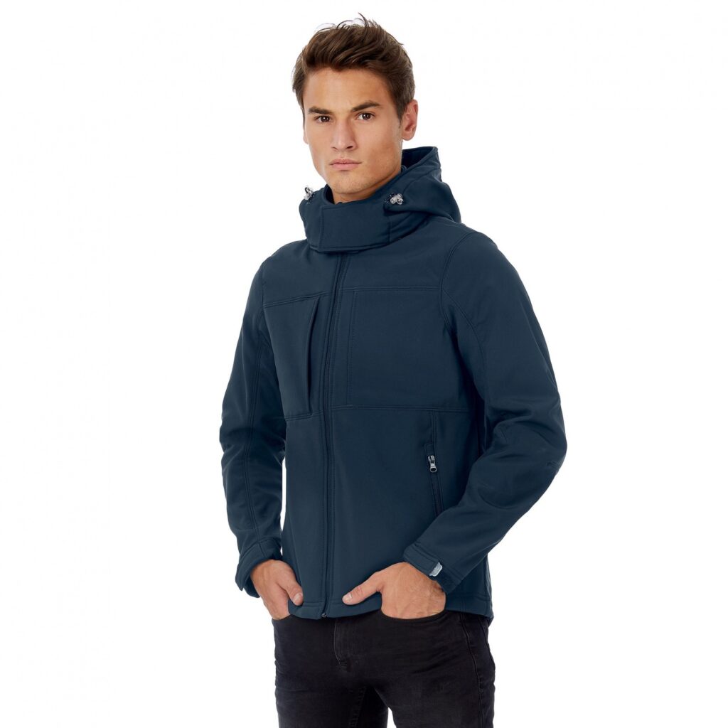 Ciepła kurtka softshell B&C