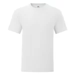Biały męski t-shirt Fruit of The Loom Iconic 150, idealny dla nadruków, dostępny w naszej hurtowni odzieży