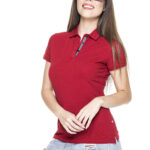 Czerwona koszulka polo Venus od marki Promostars