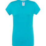 Koszulki-damskie-JHK- V-NECK-turquoise